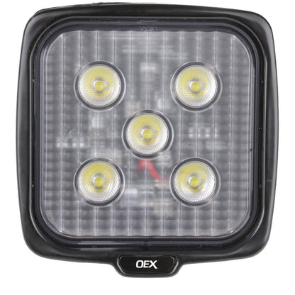 OEX Work Light Square 5 LED. 12V/24V, Cispr25 Rated LLX08202