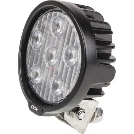 OEX WORK LIGHT ROUND 6 LED 12V24V CISPR25 RATED - LLX08203