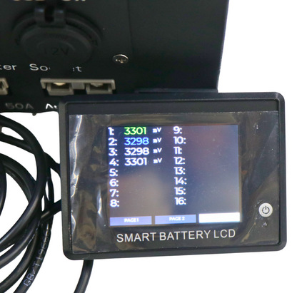 Muller Energy 12V 105Ah Lithium Battery LiFePO4 with Touchscreen
