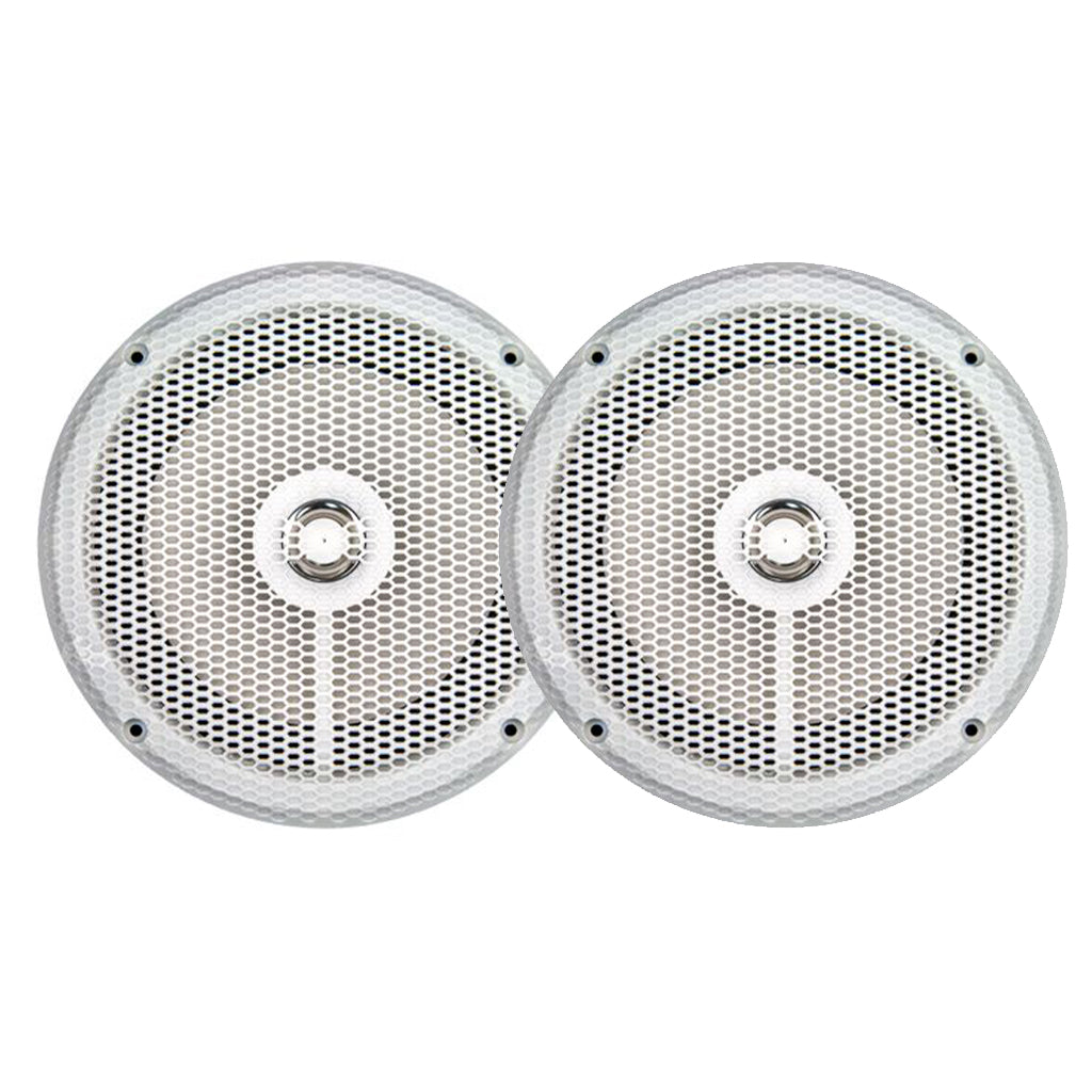 AUTOBACS 5 INCH MARINE SLIM FIT SPEAKERS - WHITE