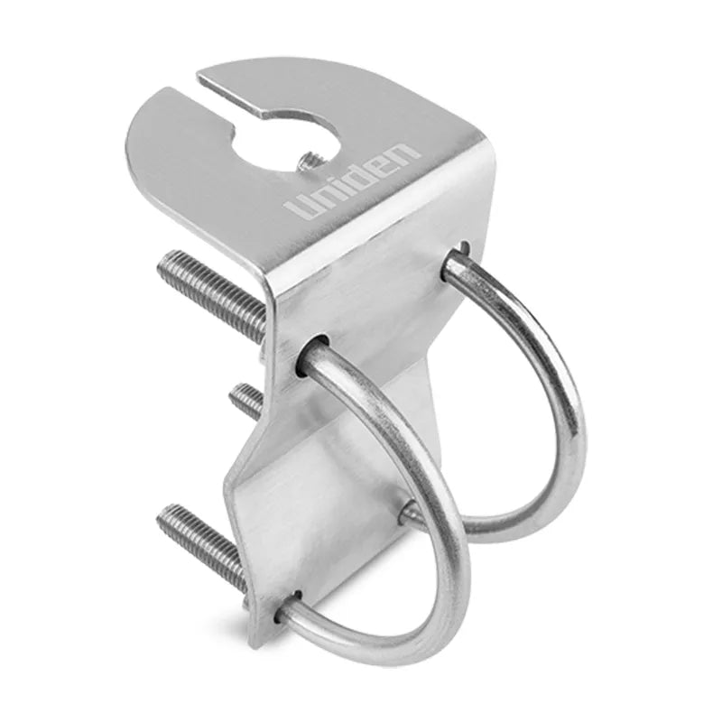 Uniden MBU-02 Glossy Stainless Steel Bull Bar Mount with Cable Slot