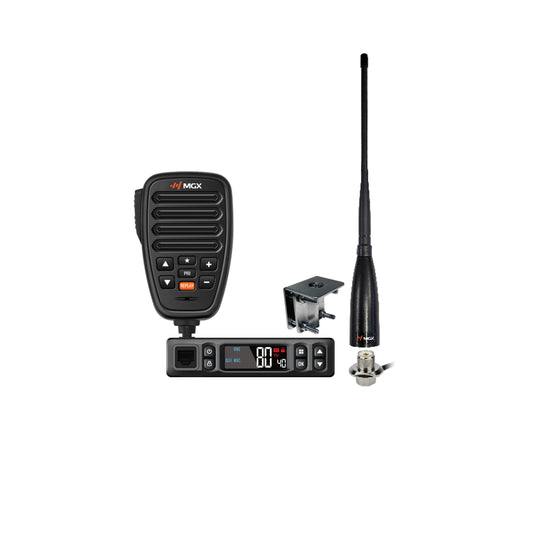 MGX C1 AGP SUPER COMPACT 12/24V UHF/LMR HYBRID CB IN-VEHICLE RADIO