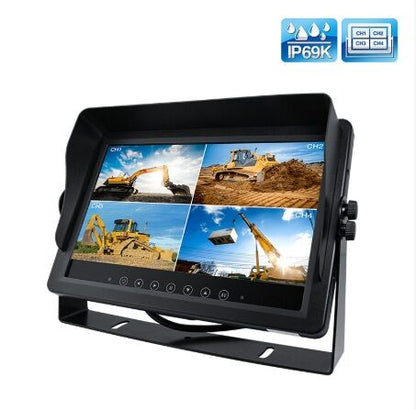 Mongoose MM10WQA 10" Water Resistant AHD QUAD monitor