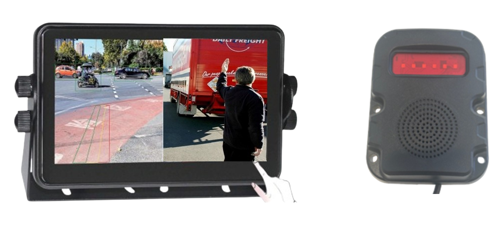 mongoose MM7BSD2A 7” Touch Screen AI BSD Monitor + DVR + 2 Cam input + BSDA