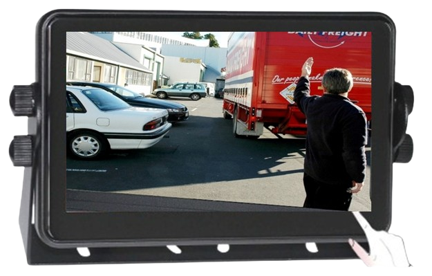 MM7BSD2 7” Touch Screen AI BSD Monitor + DVR + 2 Cam input