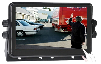 MM7BSD2 7” Touch Screen AI BSD Monitor + DVR + 2 Cam input