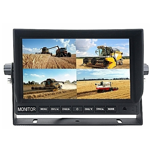 Mongoose MQDVR74A 7" AHD 1080P DVR QUAD Monitor - 4 Camera Input