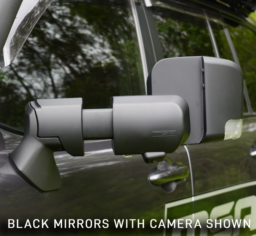 MSA 4x4 Tundra Gen 3 MSA POWER FOLD™ Towing Mirrors (2024+) - CHROME, CAMERA PROVISION
