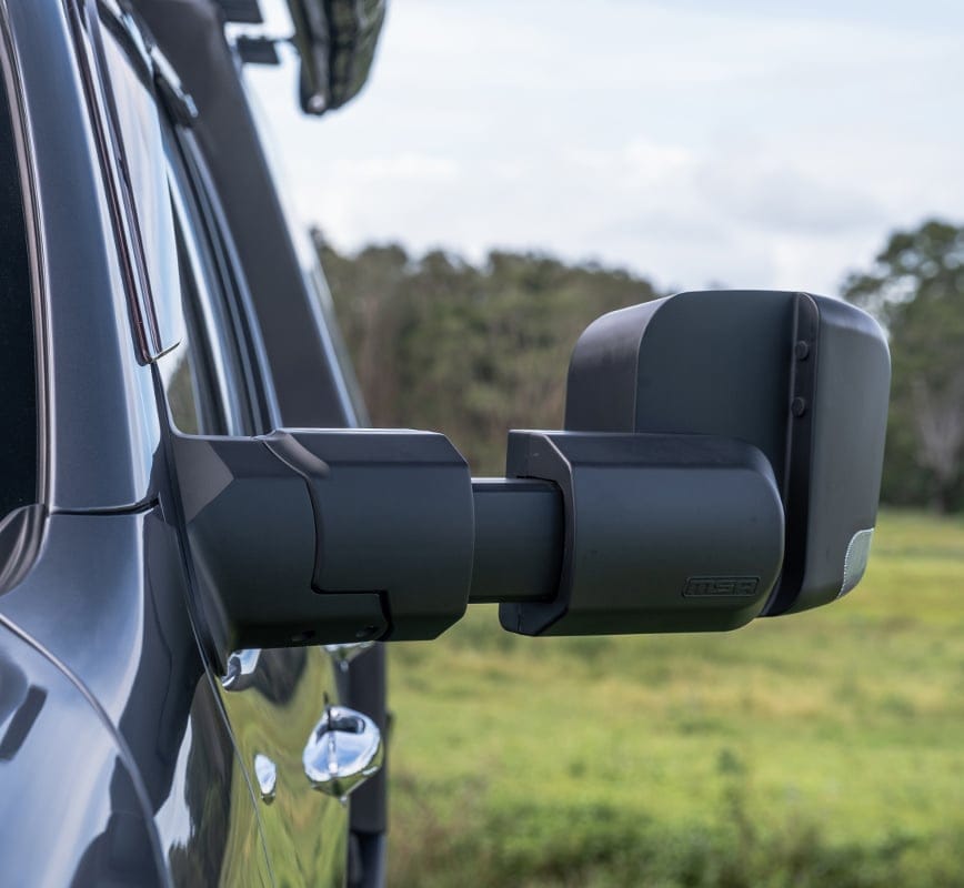 MSA 4x4 Ram 1500 DT MSA POWER FOLD™ Towing Mirrors (2019+) - BLACK