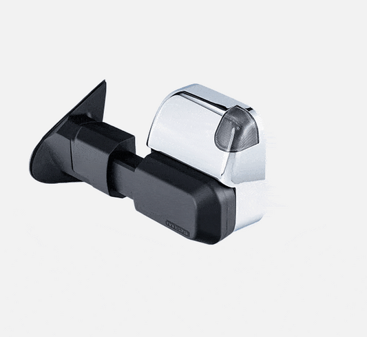MSA POWER FOLD™ Chrome Electric Towing Mirrors for Ford Everest UA – Indicators & ADR Compliant