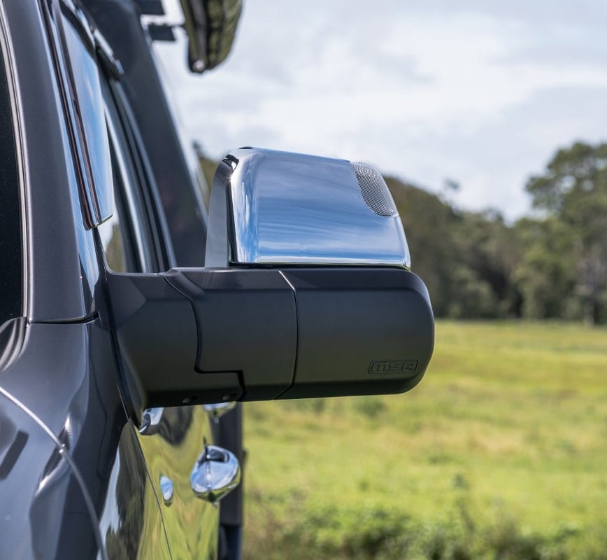 MSA 4x4 Pajero Sport MSA POWER FOLD™ Towing Mirrors (2015-2025) - CHROME