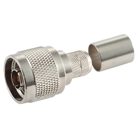 Powertec N Male Connector for L-400 Coaxial Cable
