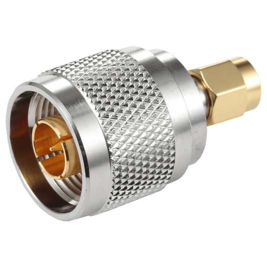 Powertec RF Adapter, N Male to SMA Male