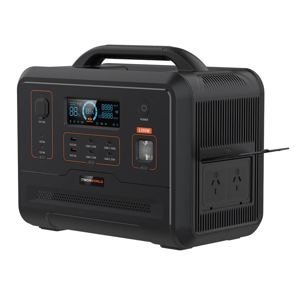 PS1300 Portable Lithium Power Station 1300W 100Ah