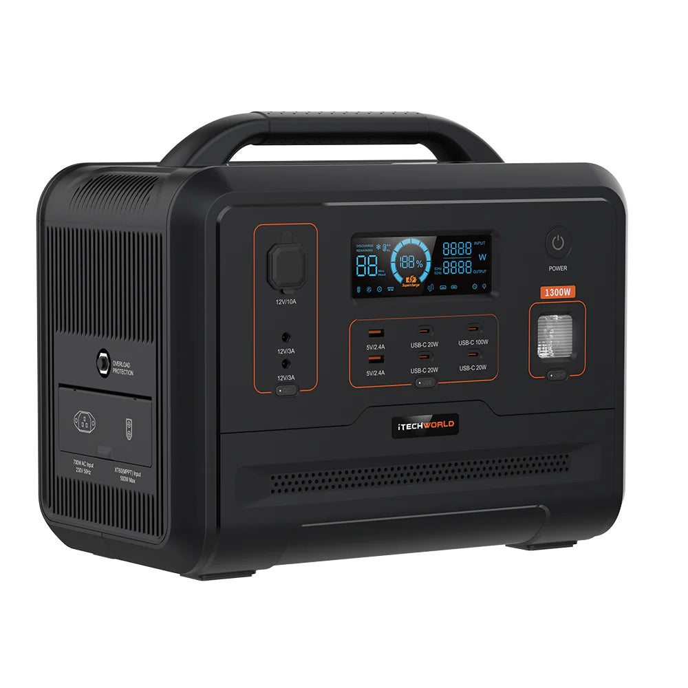 PS1300 Portable Lithium Power Station 1300W 100Ah