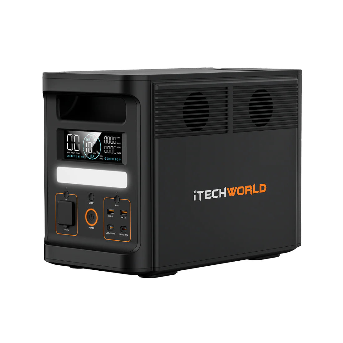 iTechworld Pro Solar Generator Kit PS1800 PRO Power Station and 200W Solar Blanket