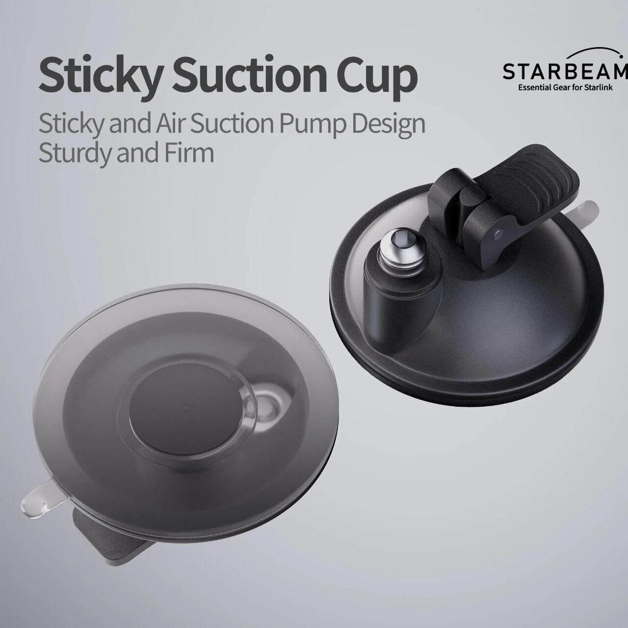 STARBEAM Starlink Mini 3 Suction Cup Mount for Vehicle Sunroof or Window