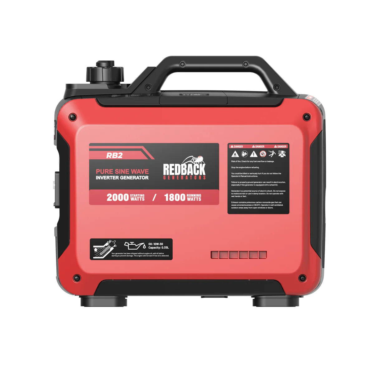 Redback RB2 Portable Inverter Generator 2000W 2KVA
