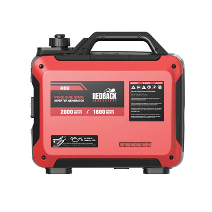 Redback RB2 Portable Inverter Generator 2000W 2KVA
