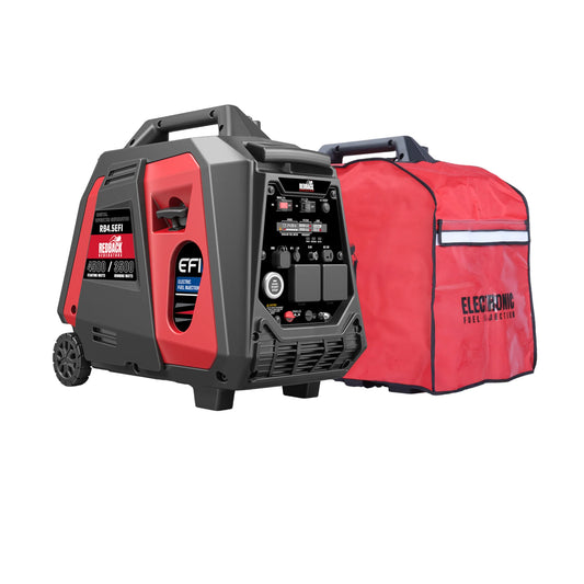Redback RB4.5 Portable Inverter Generator 4500W 4.5KVA with Generator Cover