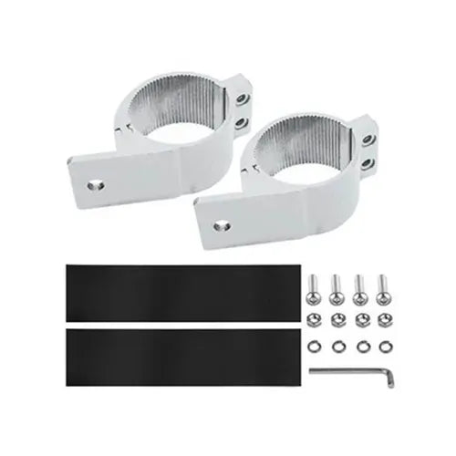 Roadvision Bar Light & Work Light Tubular Bull Bar Clamp 49-54mm (2) Diameter Range Silver