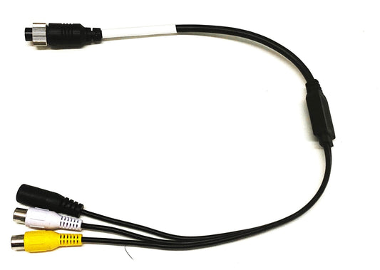 Mongoose PVC12HDF 4 Pin Female to RCA and Power