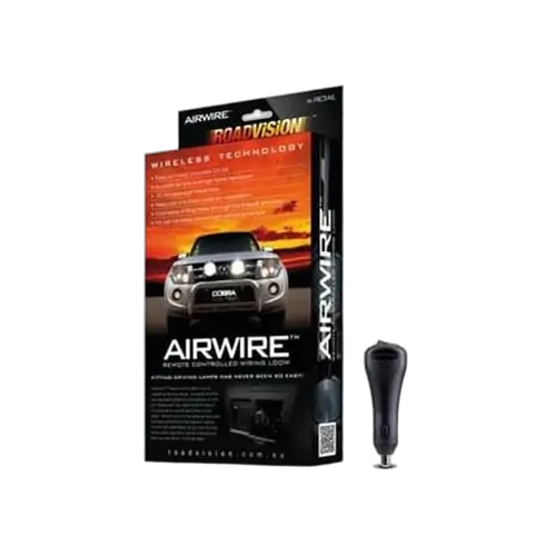 Roadvision Airwire Remote Control Wiring Loom Kit - Multi-Volt Suits Driving/Work Lamps
