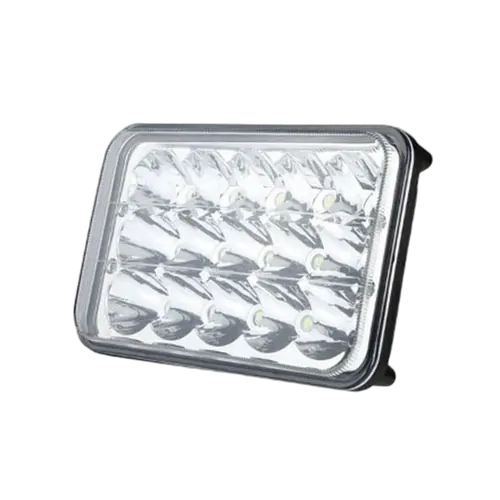 Roadvision LED Headlamp Rectangular 10-30V High/Low 168mm 15 x 3W LEDs 45W 2700lm IP67 Roadvision (BRHL-15LED)