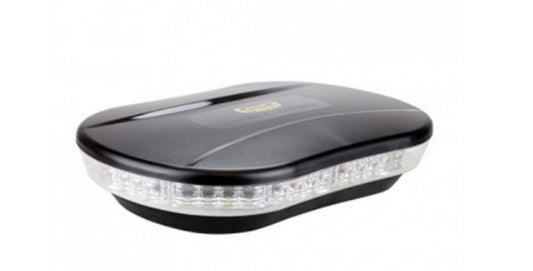 Roadvision LED Light Bar Micro Revolver 10-30V Amber/Clear Lens Fixed 20W 10 Function SAE Class 1