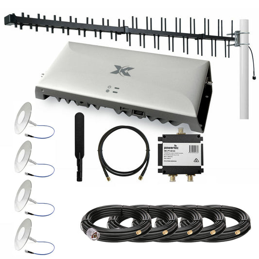Nextivity CEL-FI GO G41 Pulse Ultrathin Clear Pack inc. Blackhawk LPDA - including 4 internal antennas