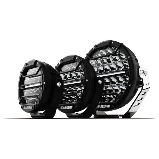 7 inch Paired Set DOMINATOR DL2 Series L.E.D. DRL High Performance Driving Spot Lights ROADVISION