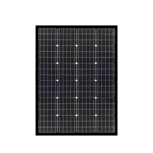 Enerdrive 150W Squat Mono Crystalline Fixed Solar Panel, Black