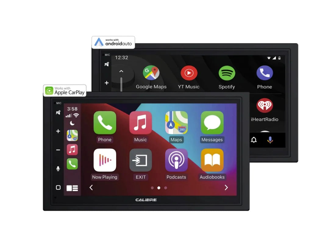 Calibre ELITE 7W 6.8" Wired Apple CarPlay & Android Auto Receiver