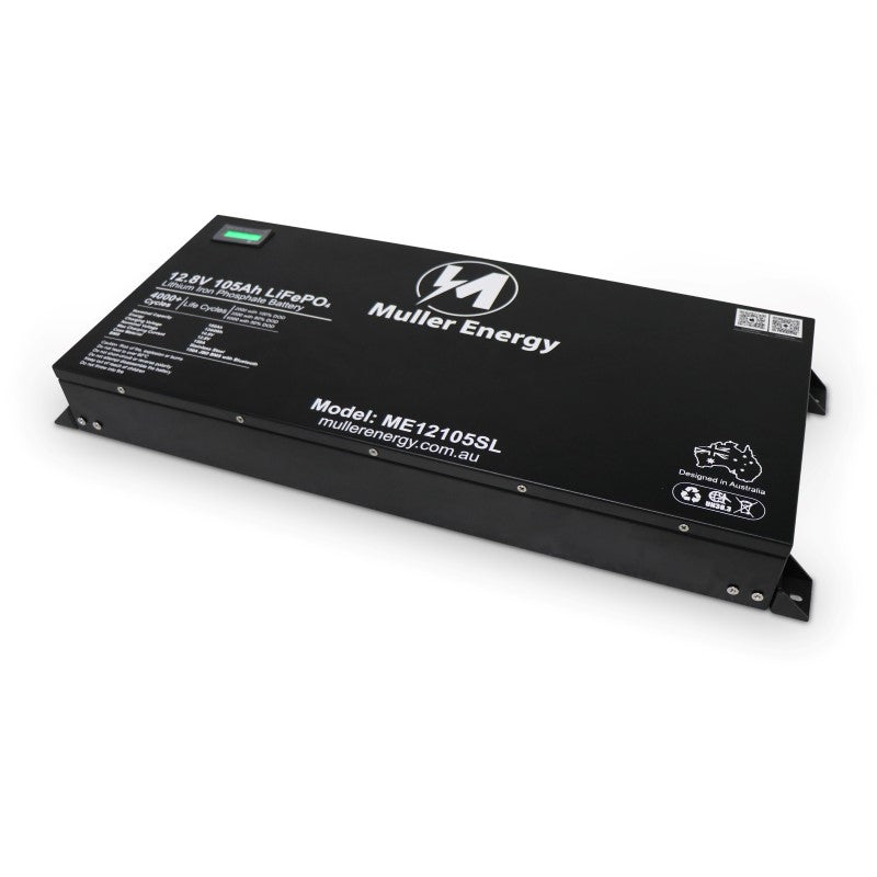 Muller Energy 12V 105Ah Slimline Lithium Battery