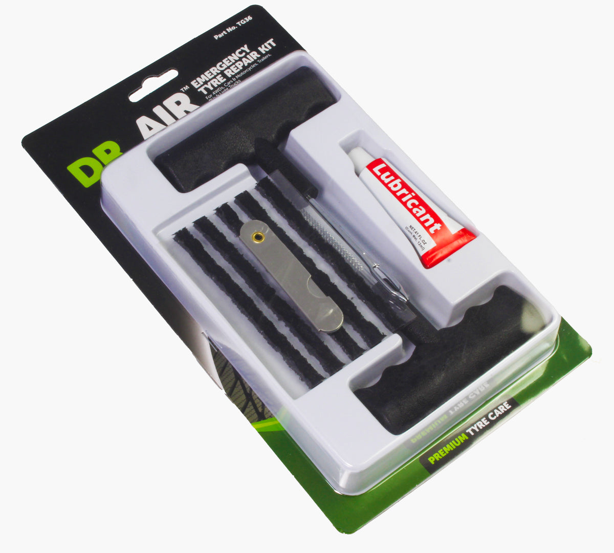 Dr Air tubeless tyre repair kit 9 piece TG36