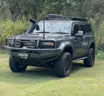 MSA 4x4 Prado 250 Series MSA POWER FOLD™ Towing Mirrors (08/2024+) - BLACK, CAMERA PROVISION