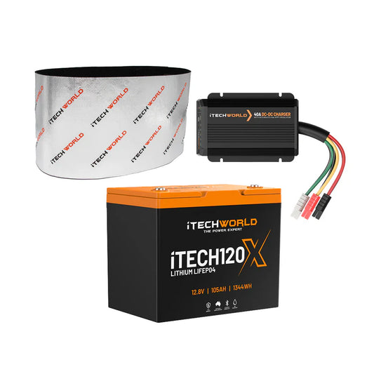 Under Bonnet Kit Dual Battery System 105Ah