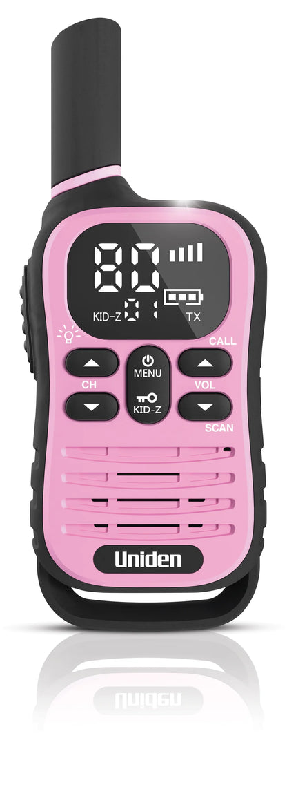 Uniden UH45-3 Max 0.5W UHF Handheld Radio with Kid-Zone Plus [3 Pack]