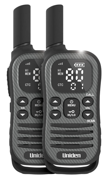 Uniden UH620 Max 2W Twin Pack UHF Radio with Voice Scramble