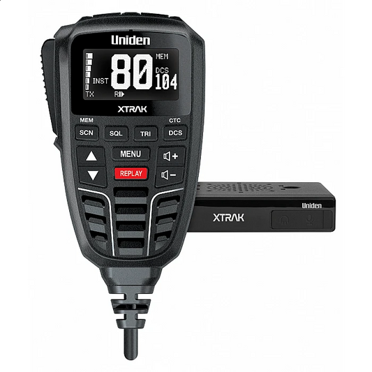Uniden XTRAK 80 UHF CB Radio & ATX970S Offroad Pack