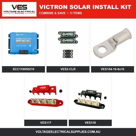 VES Victron Solar Install Kit – SCC110050210, VES2-CLR, VES154-16-8x10, VES117, VES118