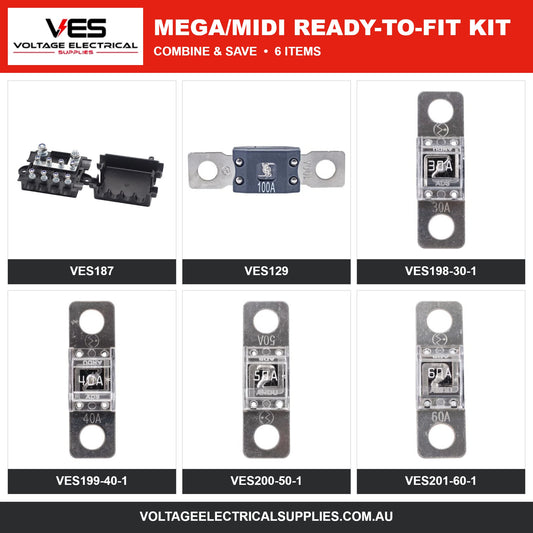 VES Mega/Midi Ready-to-Fit Kit – VES187, VES129, midi fuses