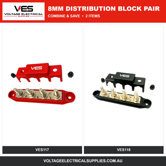 VES 8mm Distribution Block Pair – VES117, VES118