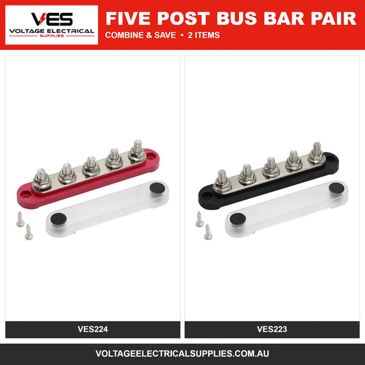 VES Five Post Bus Bar Pair – VES224, VES223
