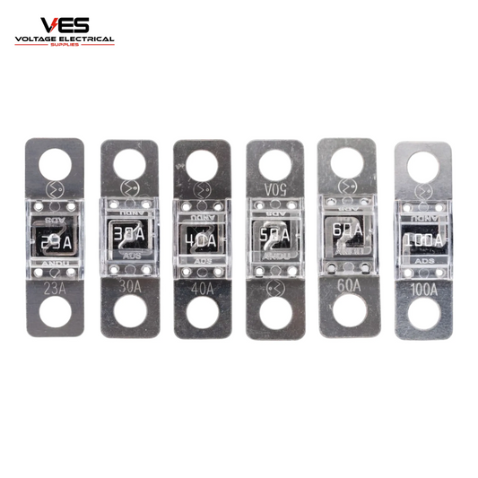 Midi Fuse Spare Pack – 6 Fuses (23A, 30A, 40A, 50A, 60A, 100A)