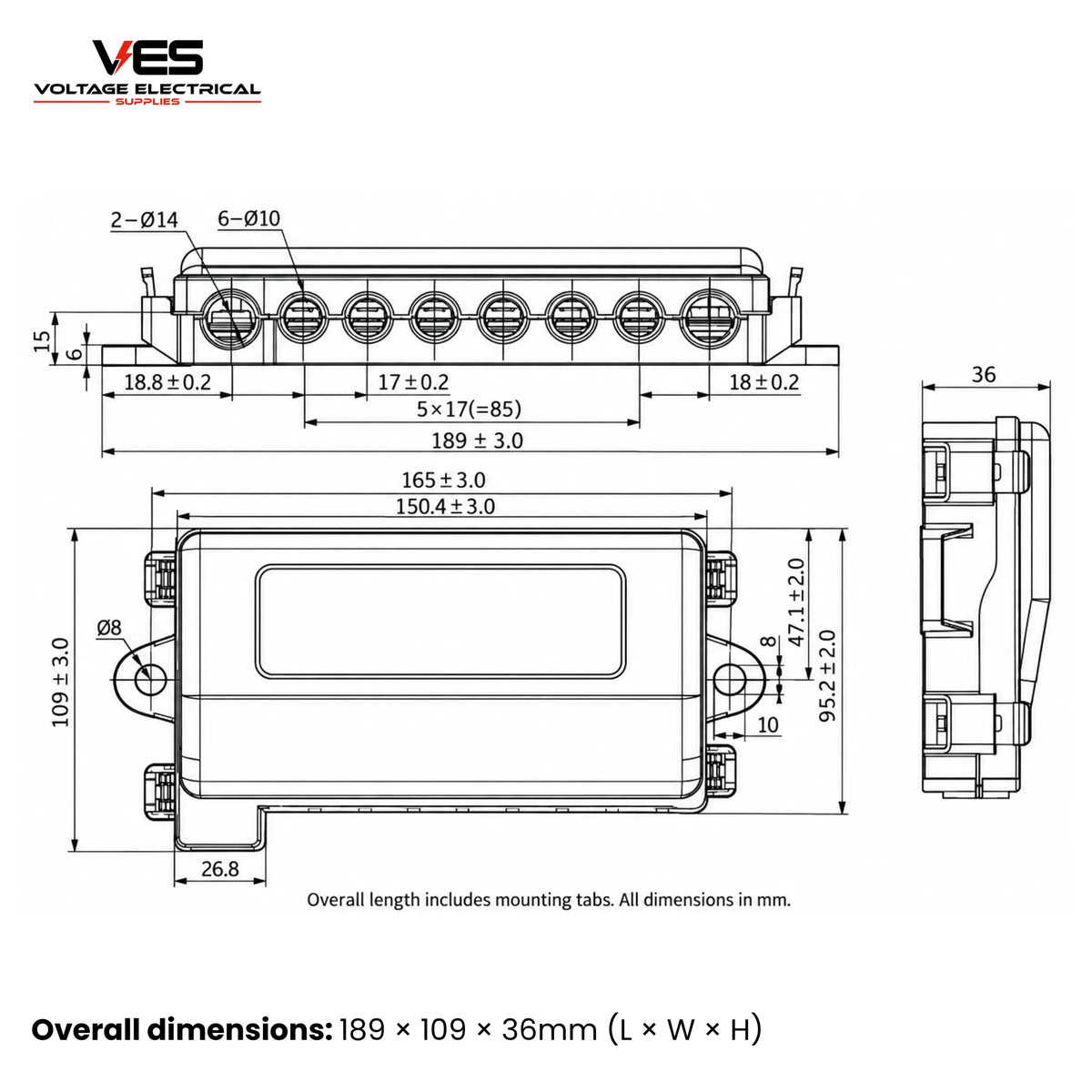 VES 8-Slot Fuse Box – Midi & Mega | Heavy-Duty – view 7