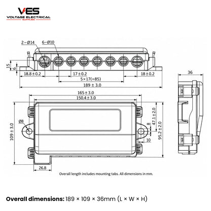 VES 8-Slot Fuse Box – Midi & Mega | Heavy-Duty – view 7