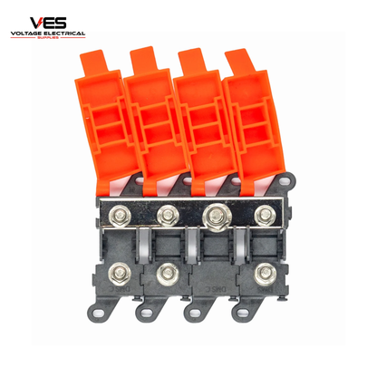 Modular Midi Fuse Input + Busbar + Three Modular Midi Fuse Holder - Rated up to 300A