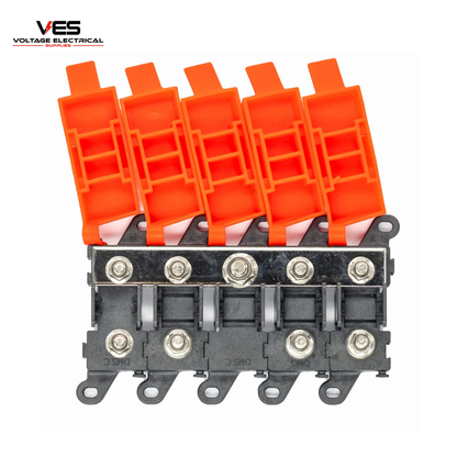 Modular Midi Fuse Input + Busbar + Four Modular Midi Fuse Holder - Rated up to 300A