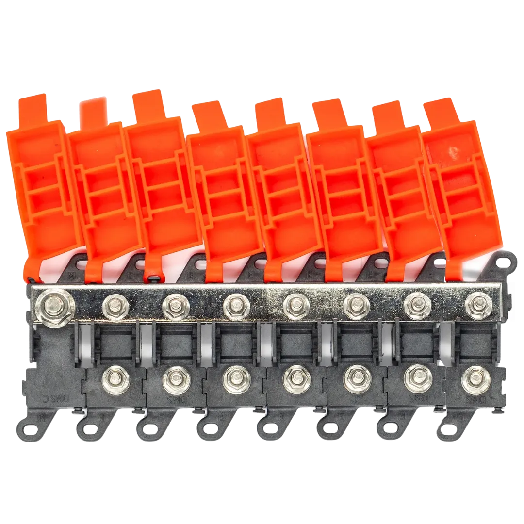 Modular Midi Fuse Input + Busbar + Seven Modular Midi Fuse Holder